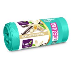 Saci menajeri Vanilla Blue 35l cu urechi HDLD, LUXIA, 22buc/rola