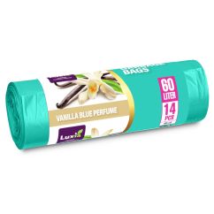 Saci menajeri Vanilla Blue 60l cu urechi HDLD, LUXIA, 14buc/rola