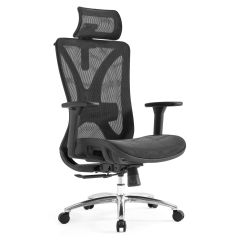 Scaun ergonomic Klara-H cu baza aluminiu