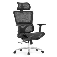 Scaun ergonomic Sara-H cu baza aluminiu