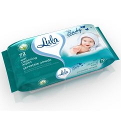 Servetele umede cu aloe, LULA, 72 buc/set