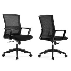 Set 2 buc. Scaun Emma negru