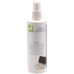 Spray curatare Q-CONNECT pentru tastatura sau ecran 250 ml