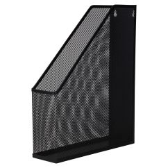 Suport documente vertical mesh negru DELI