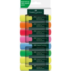 Textmarker set 8 1548 superfluorescente FABER-CASTELL