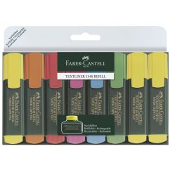 Textmarker set 8 Faber-Castell